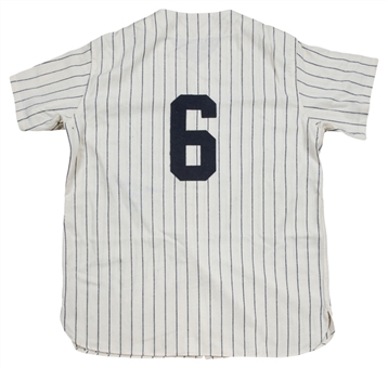Mickey Mantle Autographed and Inscribed "NO.6" "1951" New York Yankees Pinstripe Jersey (PSA/DNA)